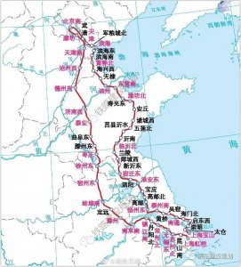 ​简看京沪高铁与“京沪二线”沿线及走向