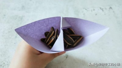 ​折纸教程：嗑瓜子神器图解，简单又实用，6步轻松搞定