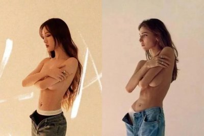 ​孟佳半裸封面震惊全网，却被曝“像素级”抄袭