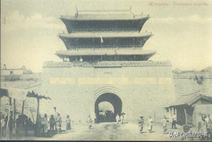 沈阳有一车站叫小西门，清末小西门是这个样是奉天主城门