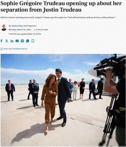 ​没想到！Sophie自曝与特鲁多离婚原因！