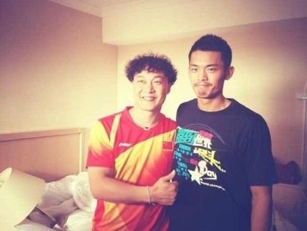 林丹的忠实粉丝,陈奕迅也追星号称“林丹妈妈”