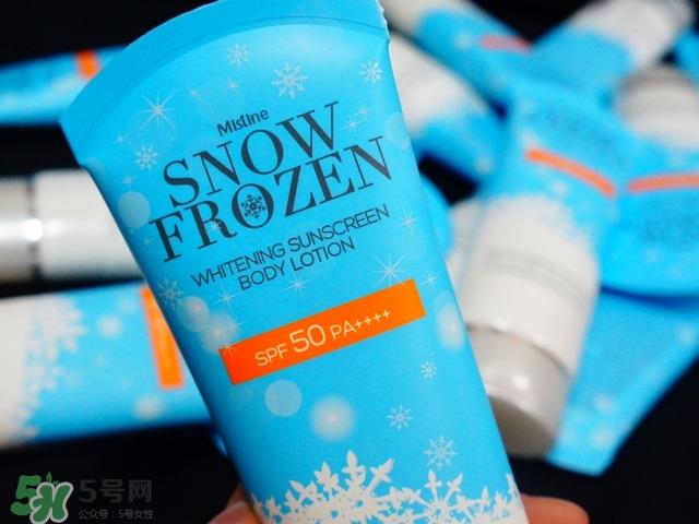mistine雪花冰点防晒霜多少钱_专柜价格