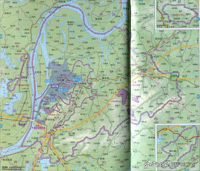 安徽省地图各县分布图（安徽省各市县地图）(109)