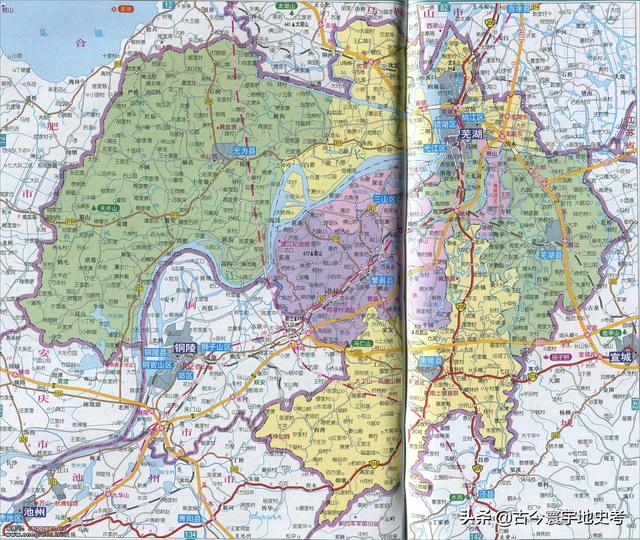安徽省地图各县分布图（安徽省各市县地图）(88)