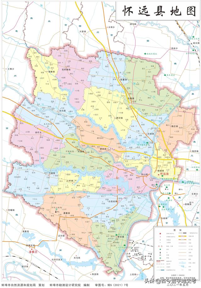 安徽省地图各县分布图（安徽省各市县地图）(27)