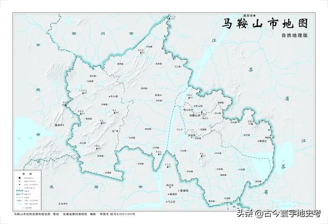 安徽省地图各县分布图（安徽省各市县地图）(73)