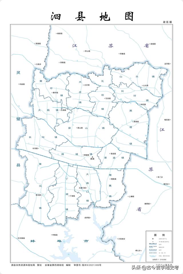 安徽省地图各县分布图（安徽省各市县地图）(83)