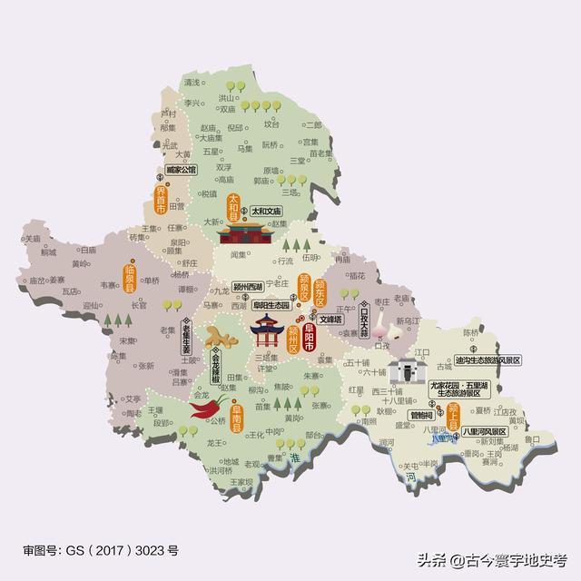 安徽省地图各县分布图（安徽省各市县地图）(53)