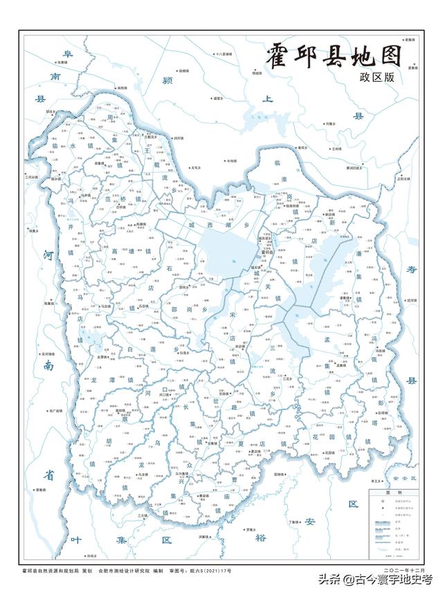安徽省地图各县分布图（安徽省各市县地图）(101)