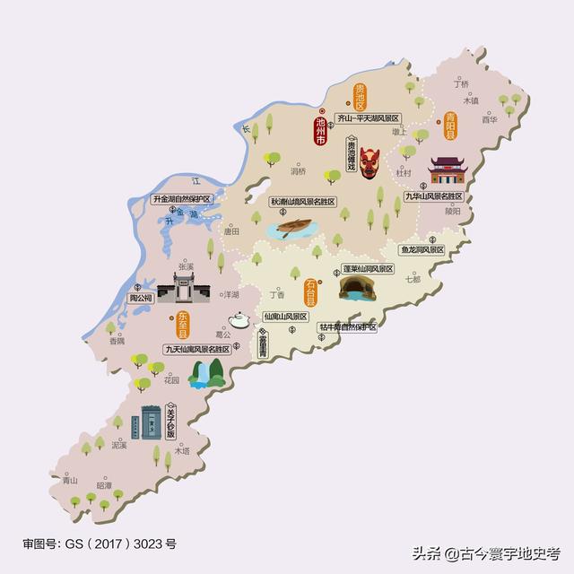 安徽省地图各县分布图（安徽省各市县地图）(39)