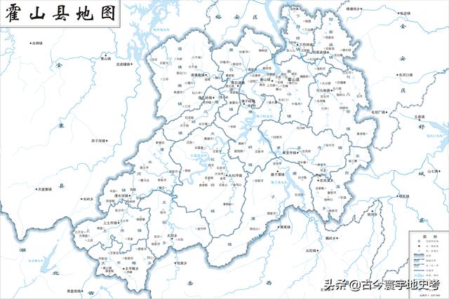 安徽省地图各县分布图（安徽省各市县地图）(102)