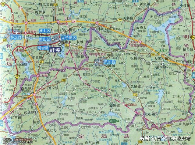 安徽省地图各县分布图（安徽省各市县地图）(47)