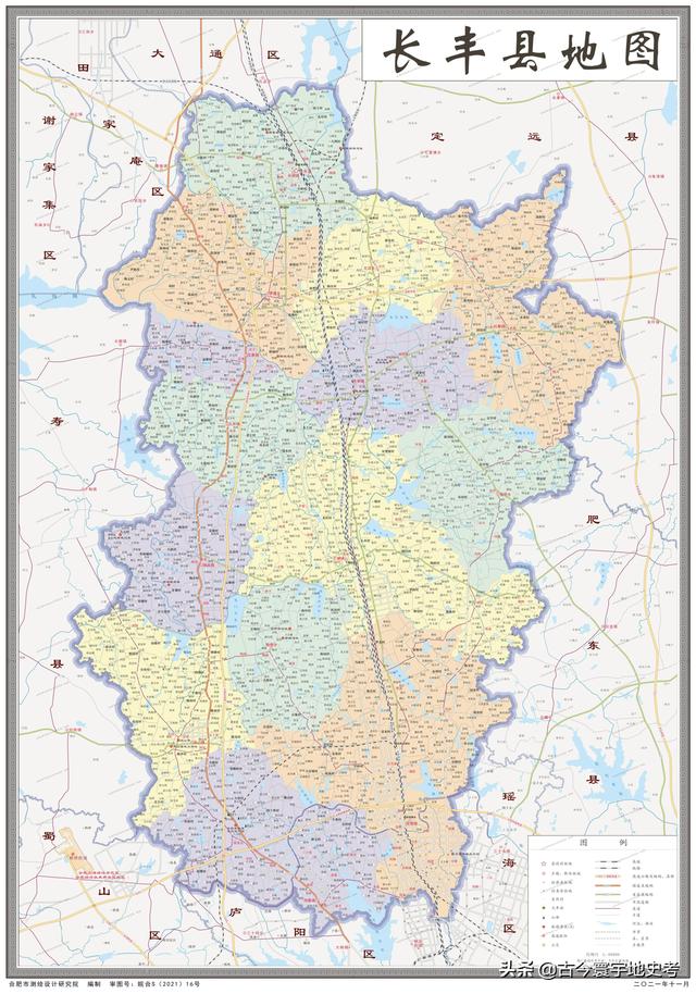 安徽省地图各县分布图（安徽省各市县地图）(13)