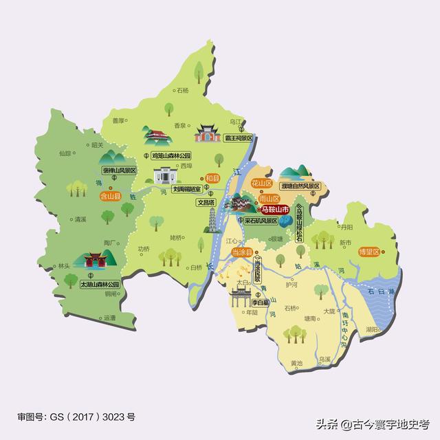 安徽省地图各县分布图（安徽省各市县地图）(75)