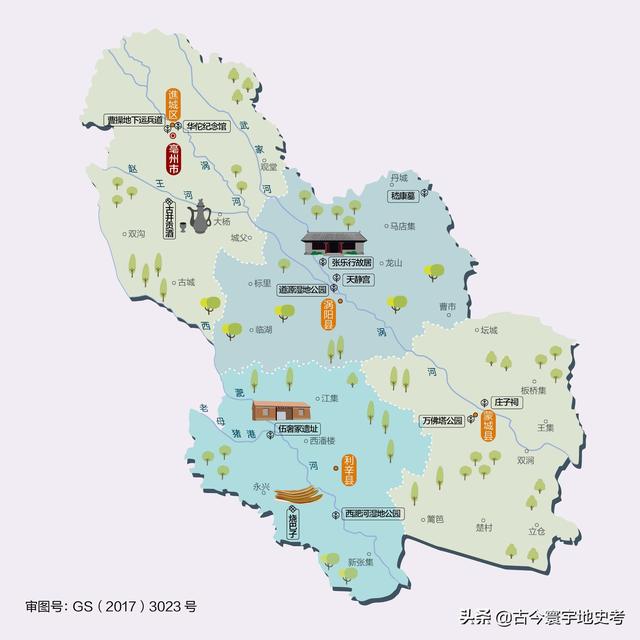 安徽省地图各县分布图（安徽省各市县地图）(34)
