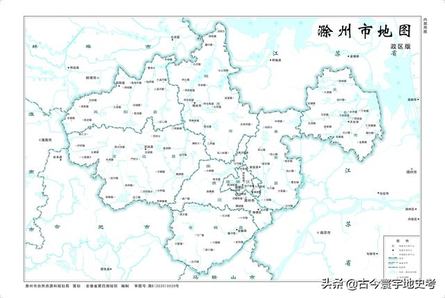 安徽省地图各县分布图（安徽省各市县地图）(43)