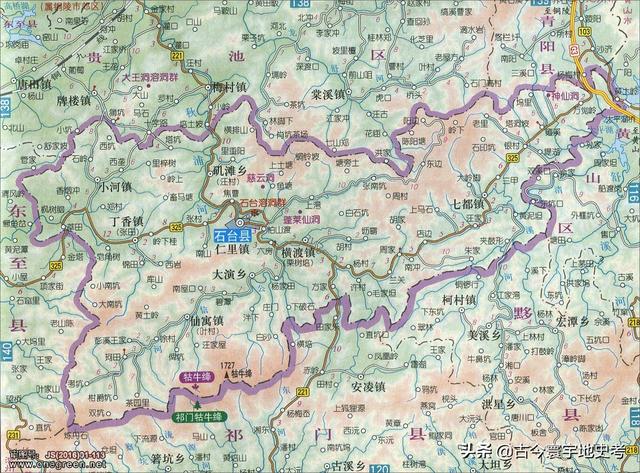 安徽省地图各县分布图（安徽省各市县地图）(42)