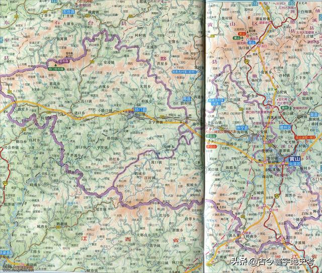 安徽省地图各县分布图（安徽省各市县地图）(69)