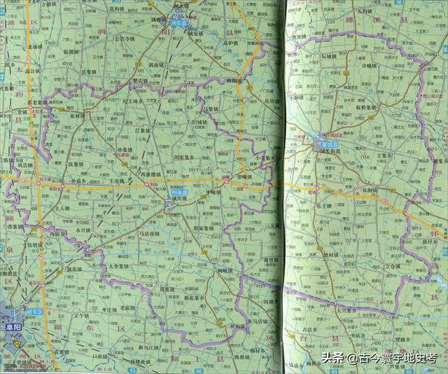 安徽省地图各县分布图（安徽省各市县地图）(35)