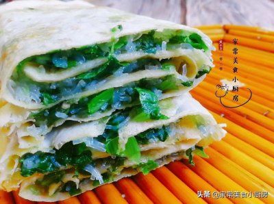 ​教你在家做滕州菜煎饼，柔韧劲道，满口馅料，步骤技巧超详细