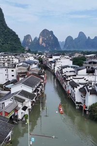 ​桂林遭遇1998年以来最大洪水：游客已基本撤离