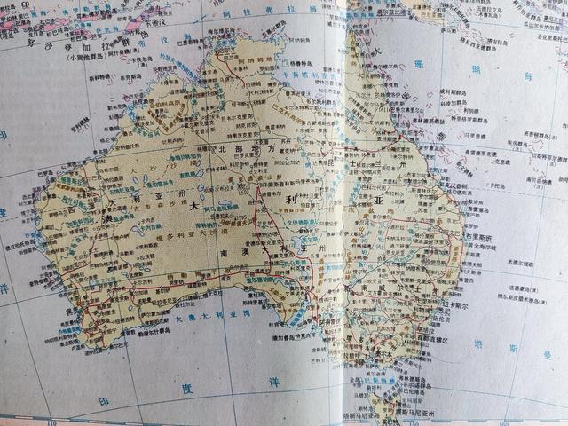 澳大利亚国家主要地图（世界地图变迁史）(1)
