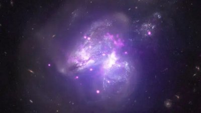 ​不用等45亿年 NASA团队捕捉到星系碰撞——Arp 299