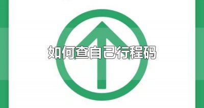 ​如何查自己行程码 支付宝和微信可以查自己行程码