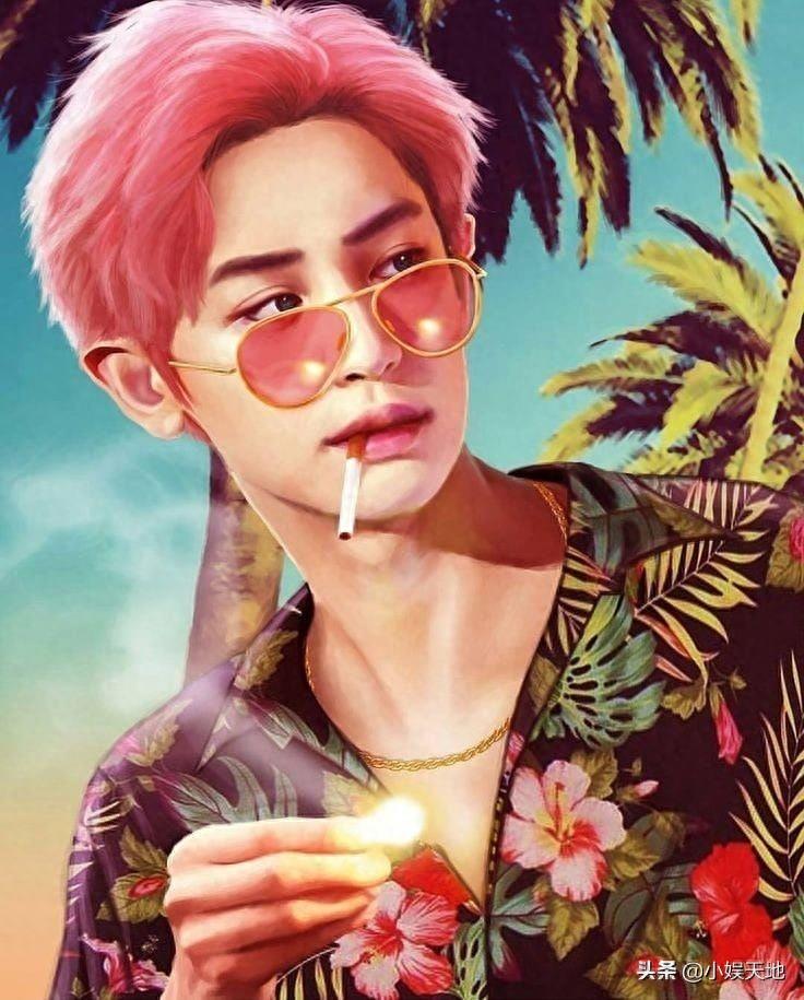 EXO漫画王子朴灿烈,每一张都能作为壁纸,神颜系列