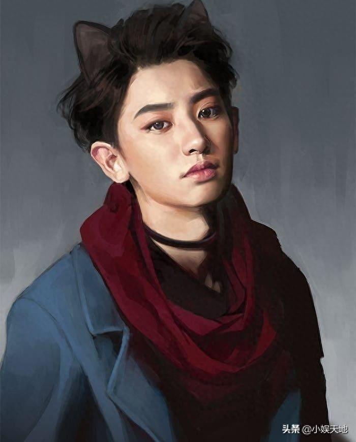 EXO漫画王子朴灿烈,每一张都能作为壁纸,神颜系列