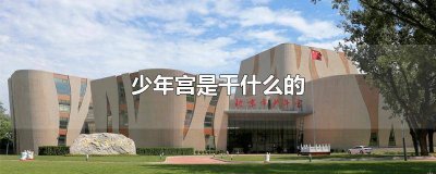 ​少年宫是免费的吗 学校少年宫是干什么的