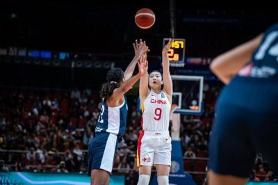 ​中国女篮击败法国女篮，晋级世界杯四强