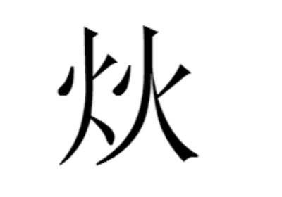 ​两个火是什么字念什么