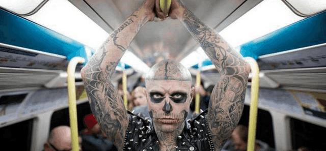 欧美浑身都是纹身男网红去世(僵尸男孩自杀身亡)(4)