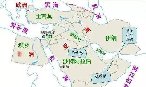 中东国家有哪些为什么叫中东
