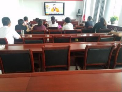 ​我局全体干警观看内蒙古70大庆开幕