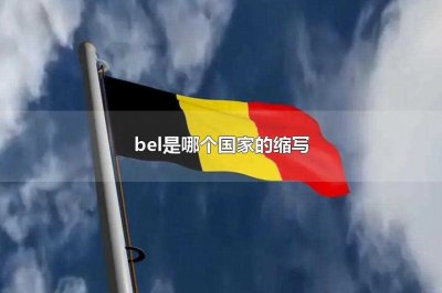 ​bel是哪个国家的缩写(bel是比利时的缩写)