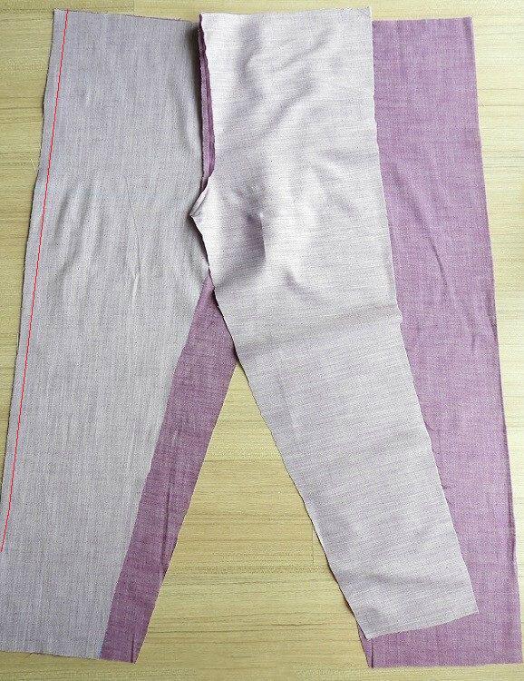 怎么将直筒裤变成紧腿裤(新手学做一条直筒裤练习)(10)