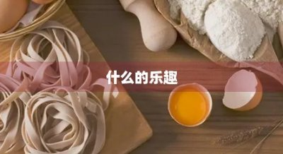 ​什么的乐趣(什么的乐趣作文400字)